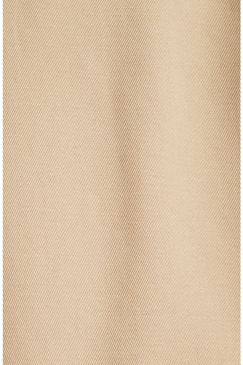 Short Cotton Trench Coat, Alternate, color, KHAKI
