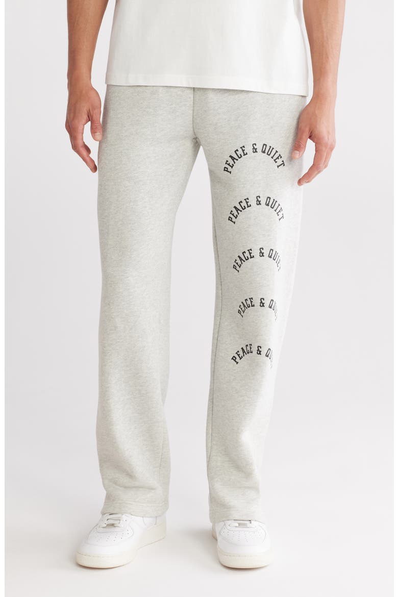 Arch Logo Pigment Dyed Sweatpants, Main, color, ASH