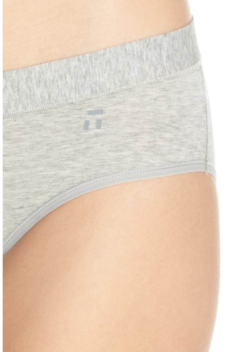 Cool Cotton Briefs, Alternate, color, HEATHER GREY