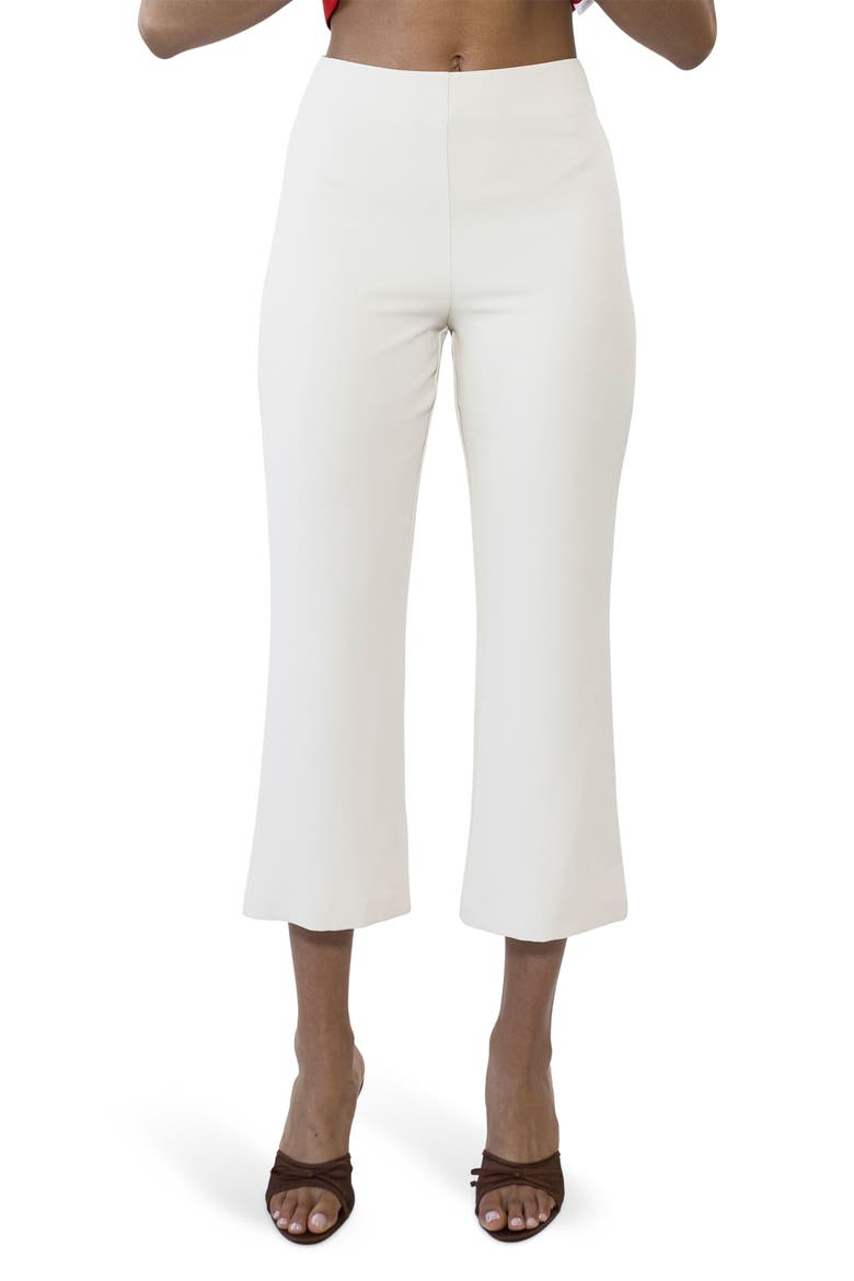 Quinn Flared Cropped Pants, Main, color, IVORY