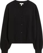 BP. Crewneck Cotton Blend Cardigan