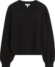 BP. Crewneck Cotton Blend Cardigan