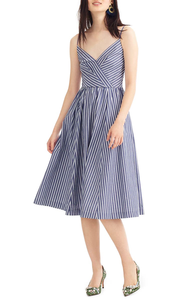 J.Crew Midi Party Dress, Main, color, 