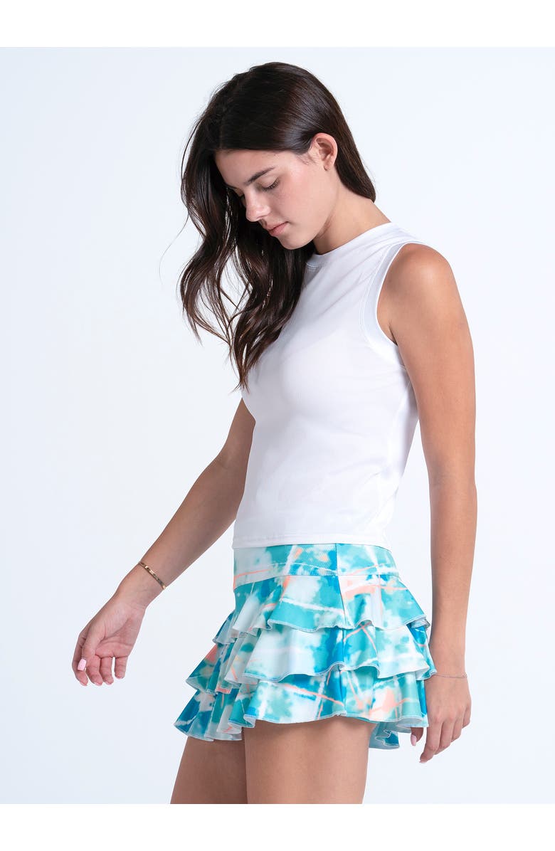 Lucky in Love Rib Muscle Tank, Alternate, color, White