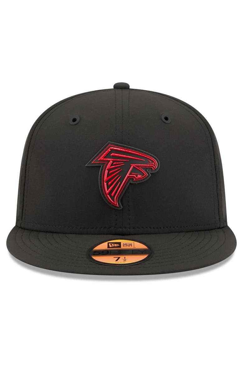 Men's New Era Black Atlanta Falcons 2026 Sideline 59FIFTY Fitted Hat, Alternate, color, Black