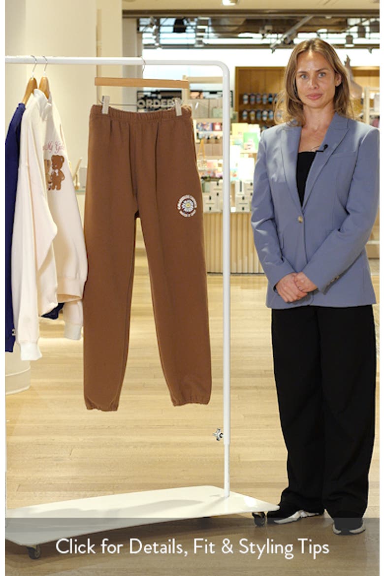Gratitude Grows Fleece Graphic Joggers video