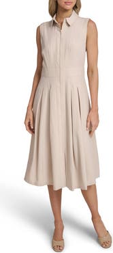 Calvin Klein Commuter Sleeveless Shirtdress