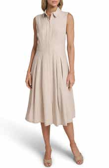 Calvin Klein Commuter Sleeveless Shirtdress