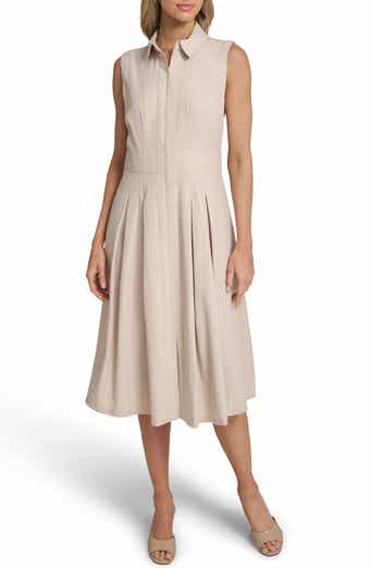 Calvin Klein Commuter Sleeveless Shirtdress