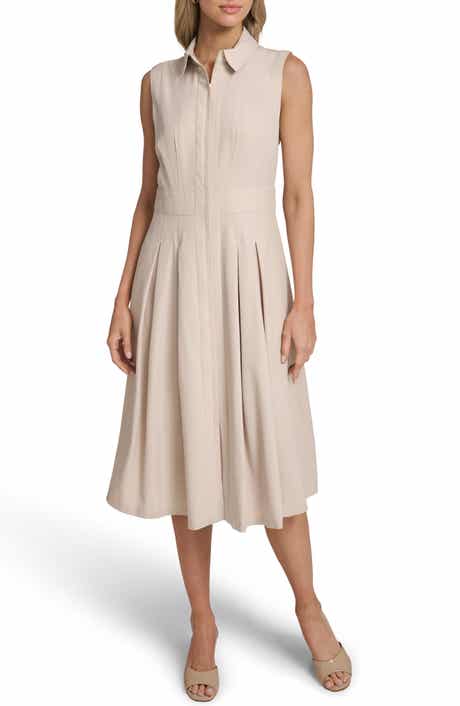 Calvin Klein Commuter Sleeveless Shirtdress