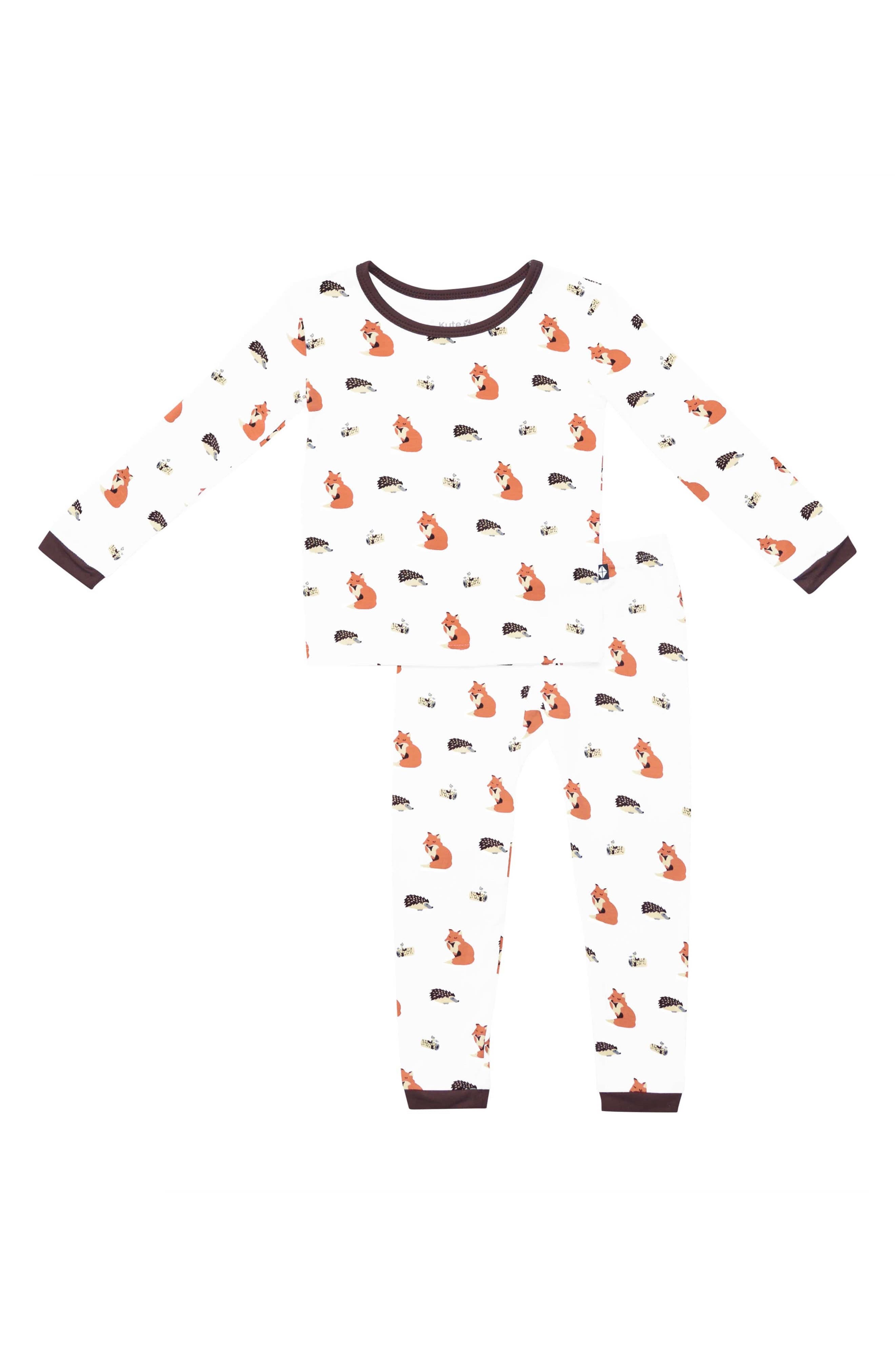 Kyte BABY Kids' Sienna Woodland Fitted Two-Piece Pajamas