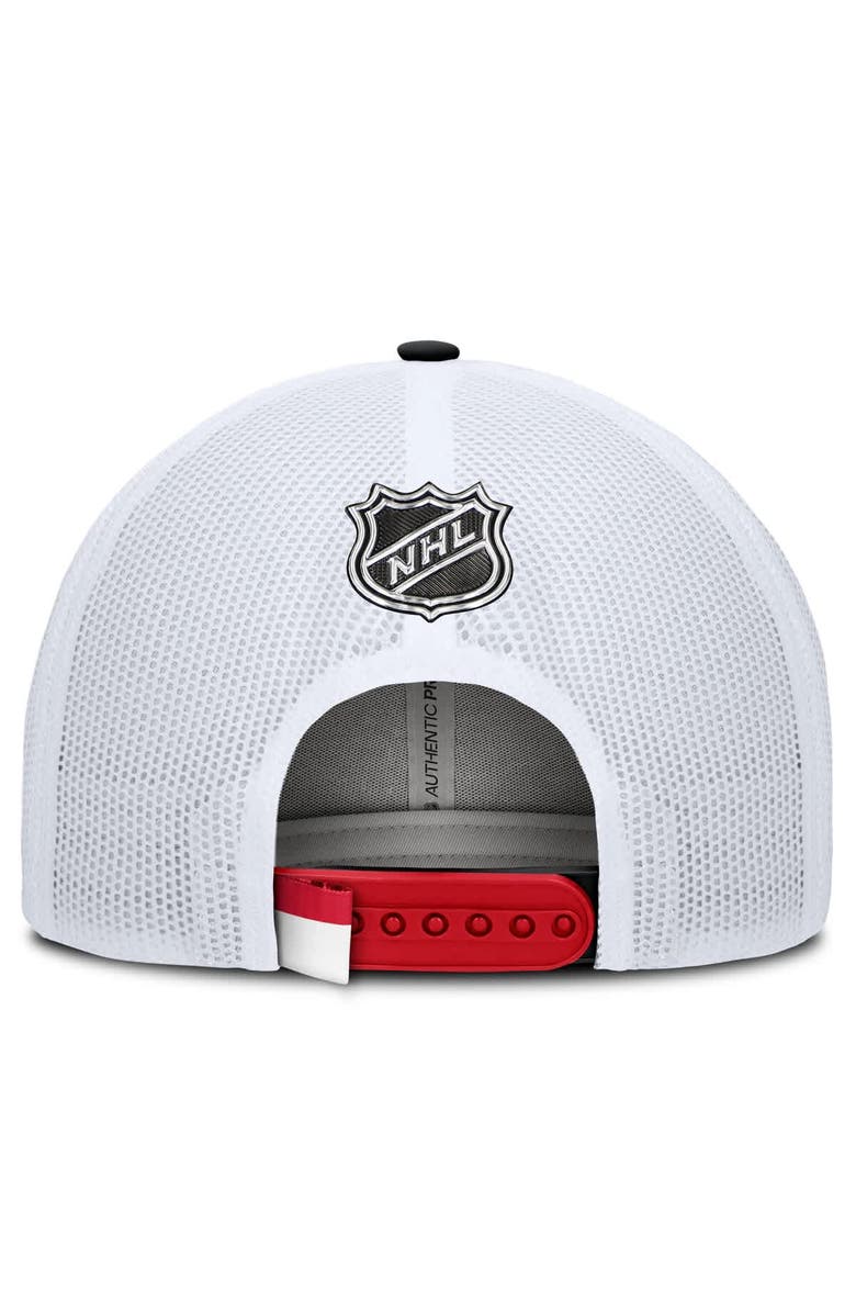 FANATICS Men's Fanatics Red/White Detroit Red Wings Authentic Pro Rink Trucker Hat, Alternate, color, Red