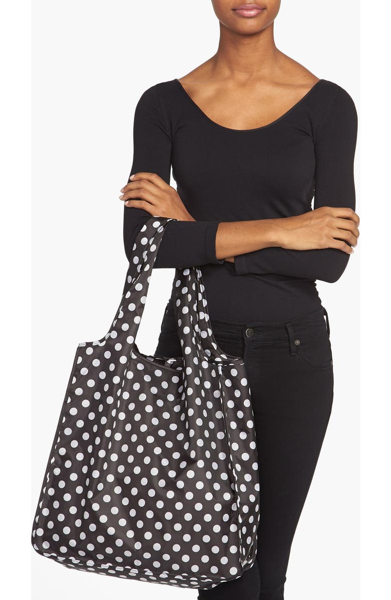 Kate Spade New York polka dot reusable shopping tote, Alternate, color,