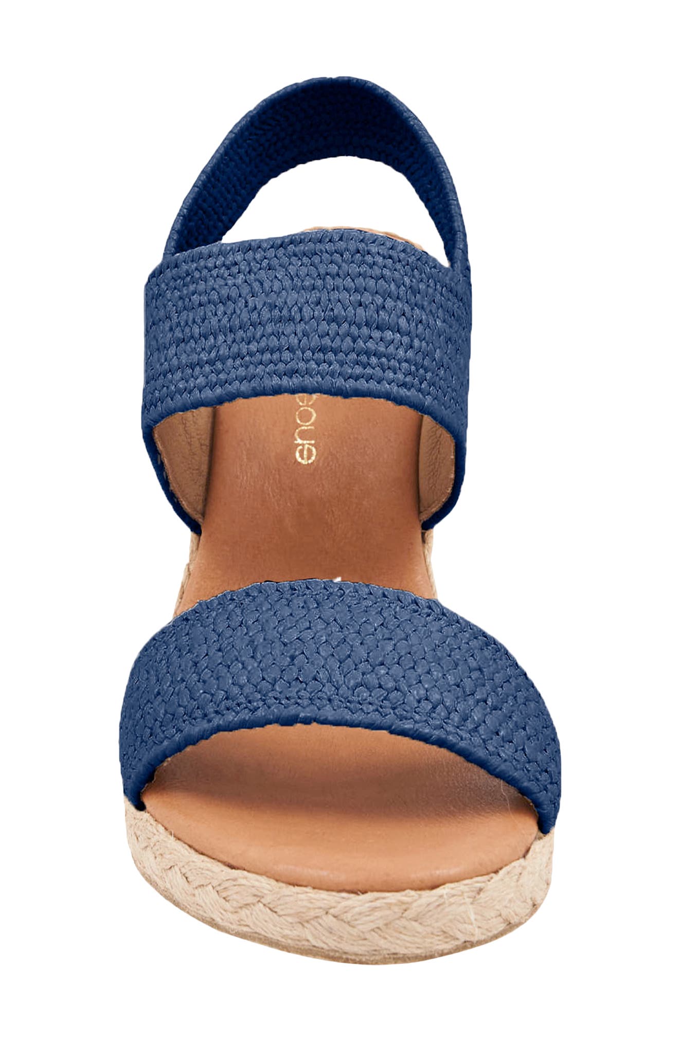Allison Espadrille Wedge Sandal, Alternate, color, NAVY