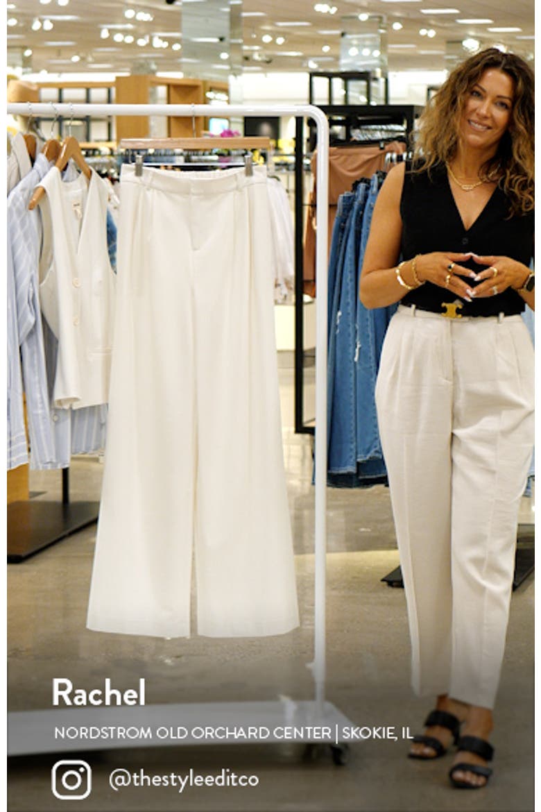 Relaxed Waist Wide Leg Trousers video