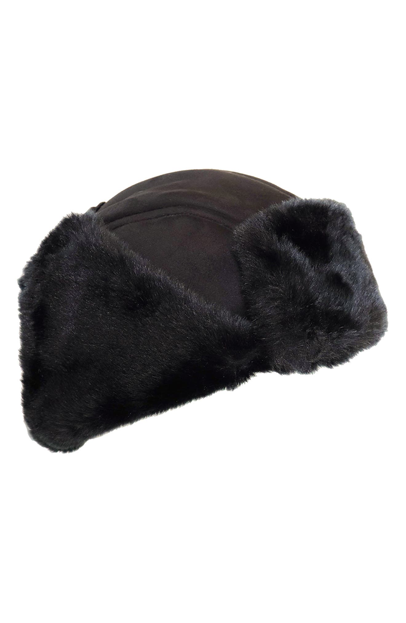 SURELL Faux Shearling Trooper Hat