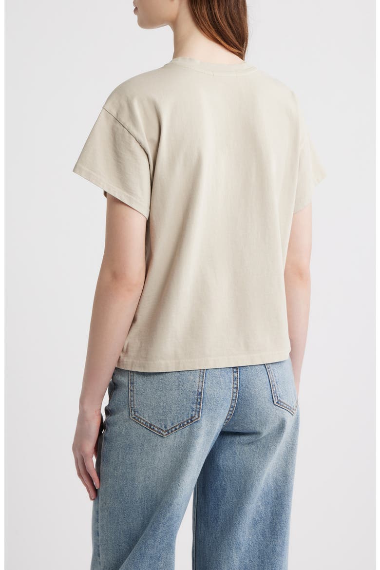 Kelly Washed Boxy Cotton T-Shirt, Alternate, color, SOFT BEIGE