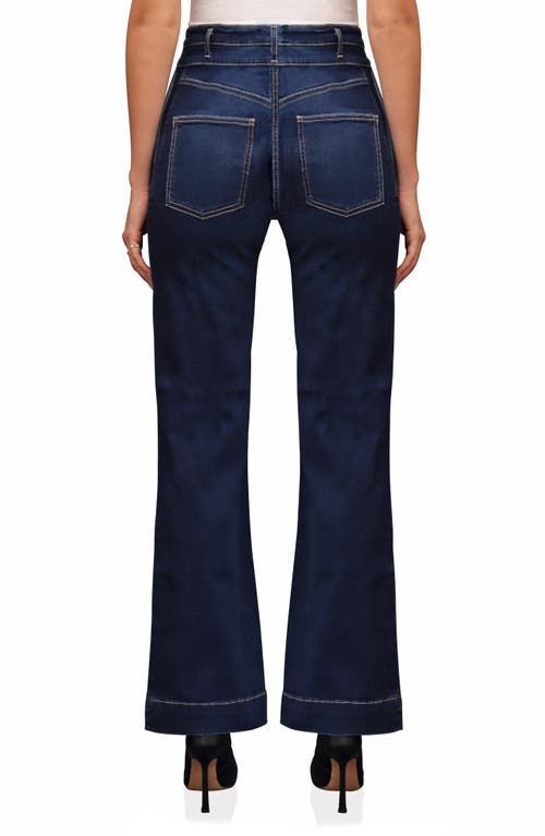 Bagatelle High Waist Wide Leg Jeans In Cordelia Wash