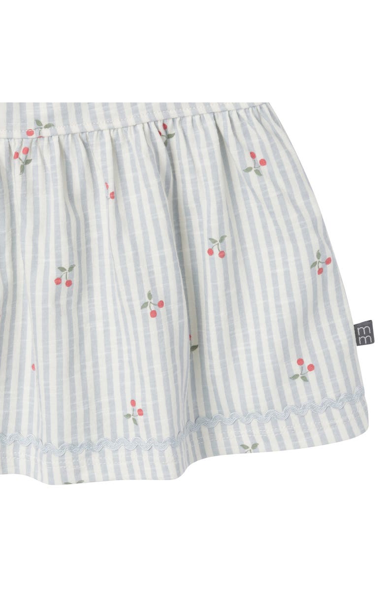 Modern Moments<sup>™</sup> by Gerber Ruffle Top and Shorts Set, Alternate, color, Blue Cherry Stripes