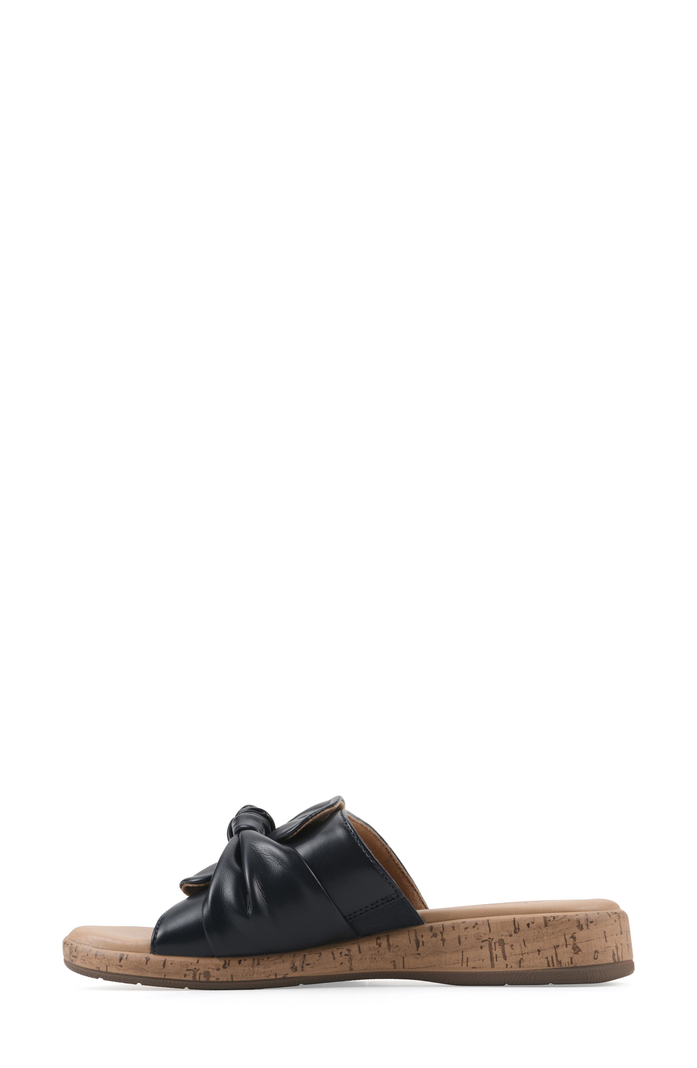 Bonelle Slide Sandal, Alternate, color, DARK NAVY/ SMOOTH