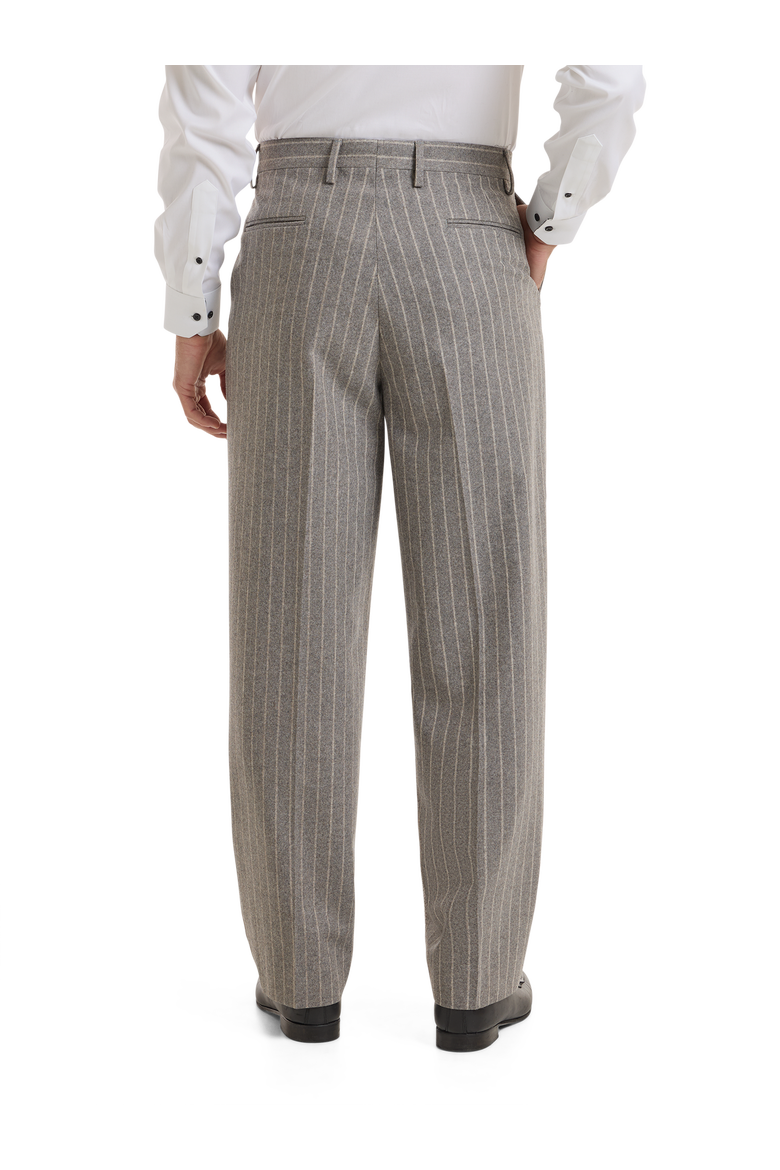 Finished Pleated  Front Pants, Alternate, color, Grey