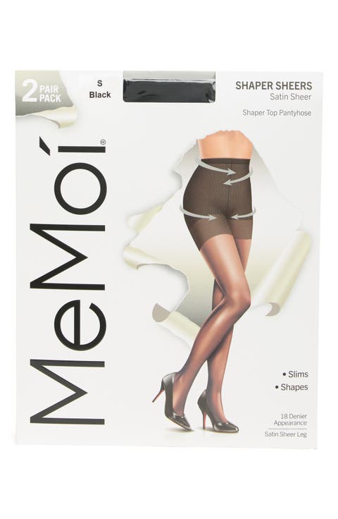 Satin Sheer Shaper Opaque Tights