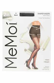 MeMoi Satin Sheer Shaper Opaque Tights