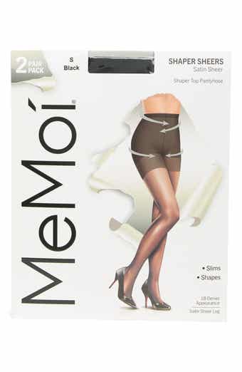 MeMoi Satin Sheer Shaper Opaque Tights