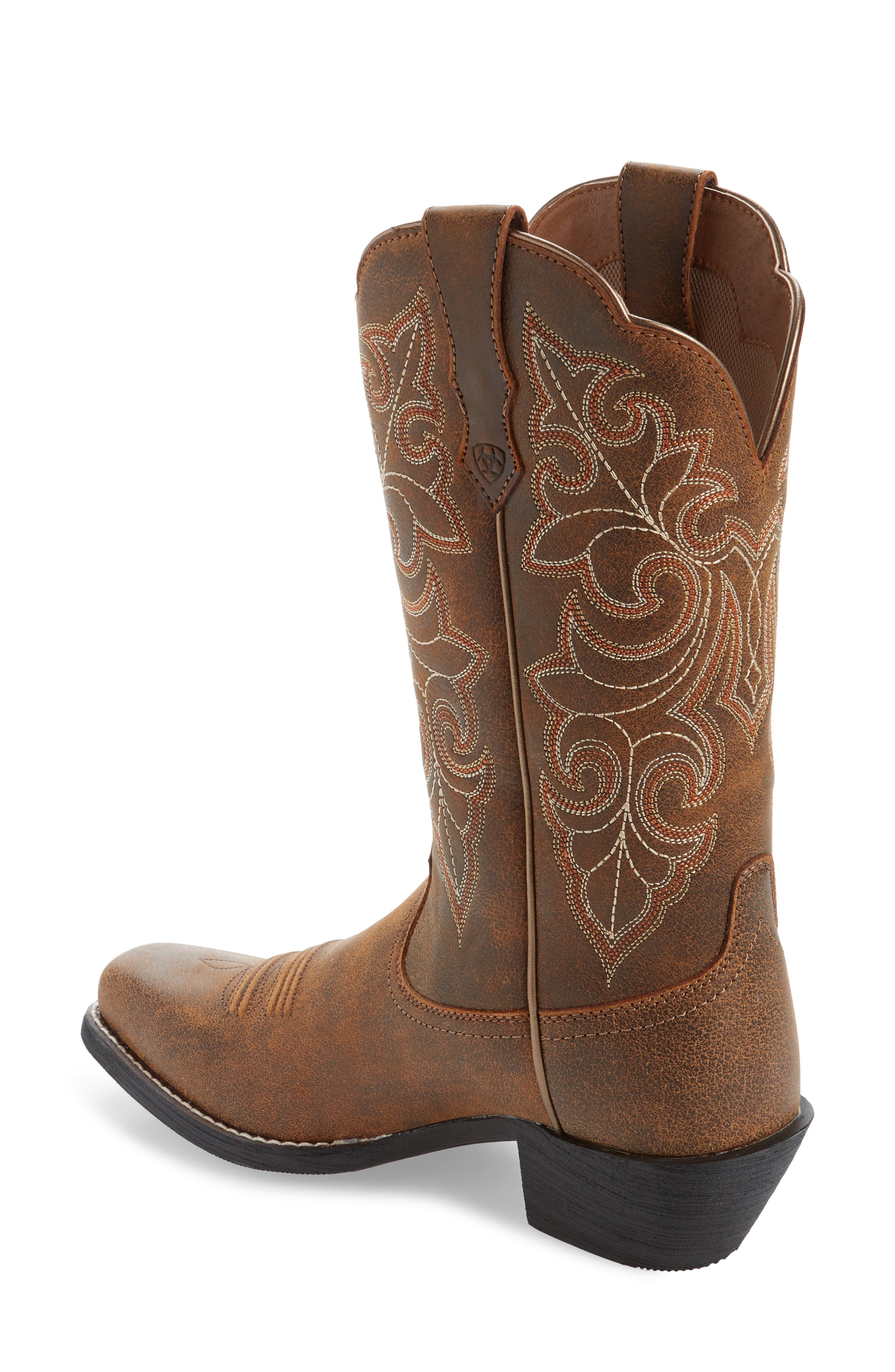 Ariat Roundup Western Boot, Alternate, color, Brown