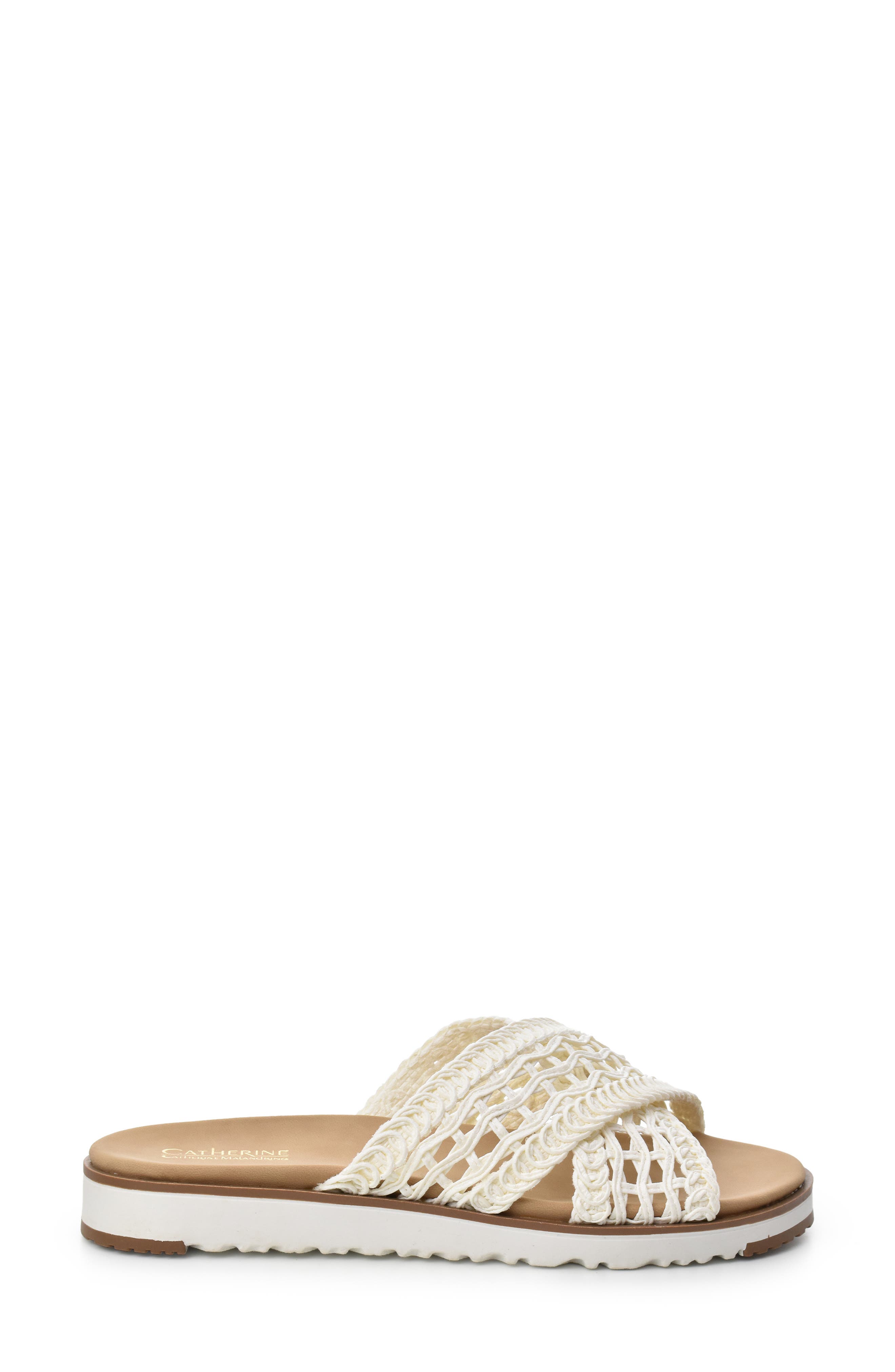 Catherine Catherine Malandrino Nettie Woven Slide Sandal, Alternate, color, 
