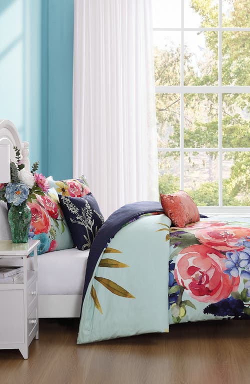 Bebejan Aqua Fiesta Reversible 5-piece Comforter Set In Blue