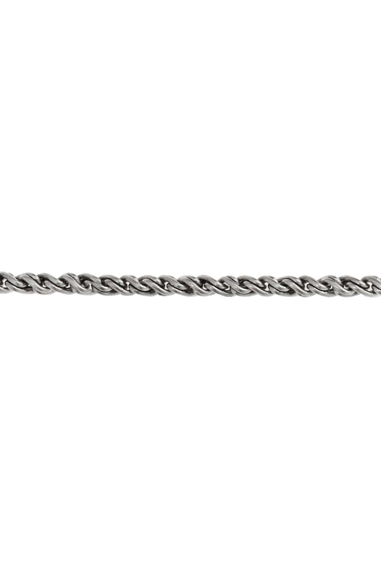 AllSaints Men's Rope Chain Bracelet, Alternate, color, 