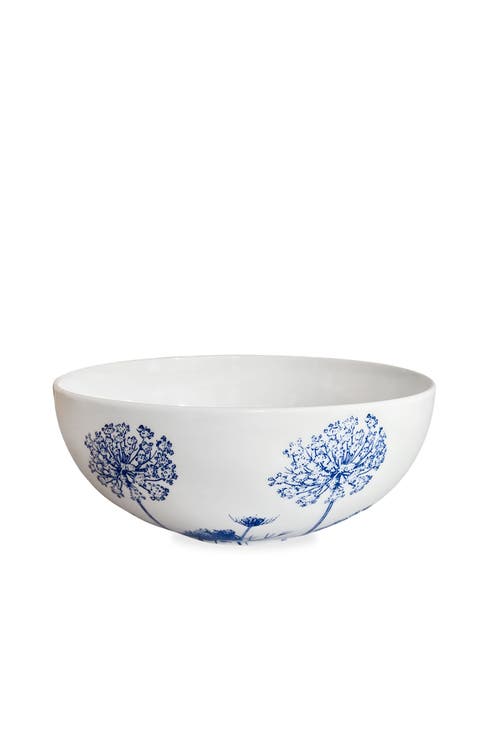 Summer Blues Vegetable Serving Bowl - Porcelain