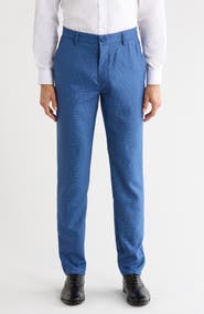 T.R. PREMIUM Plaid Straight Leg Trousers