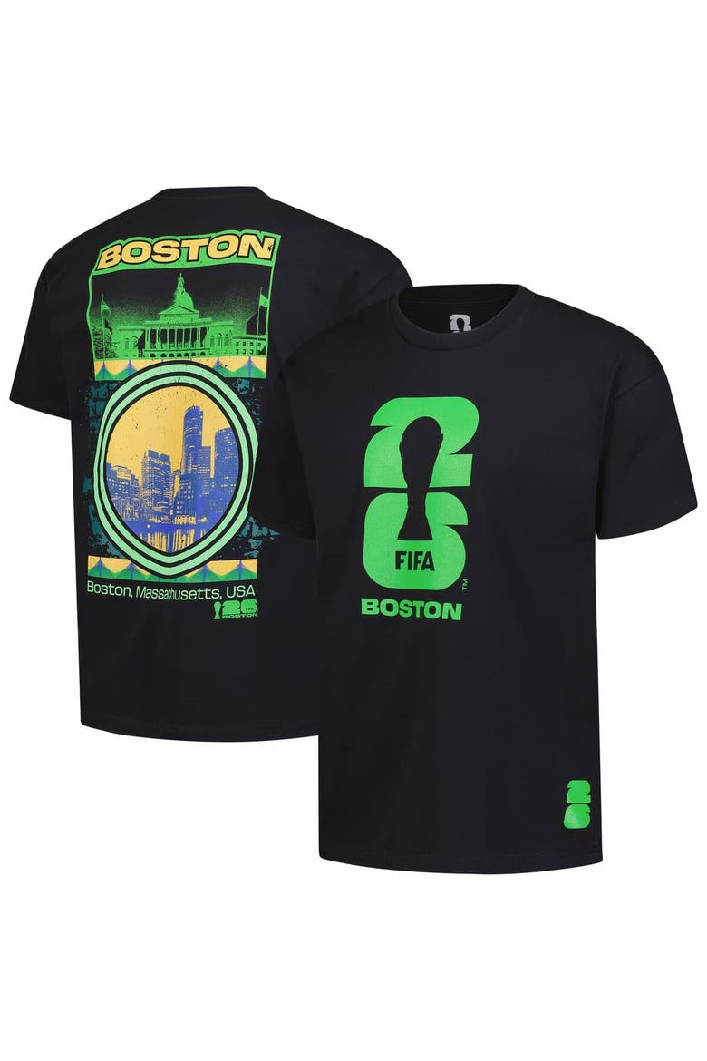 Men's Outerstuff  Black 2026 FIFA World Cup Boston Host City Local Oversized T-Shirt, Main, color, Black