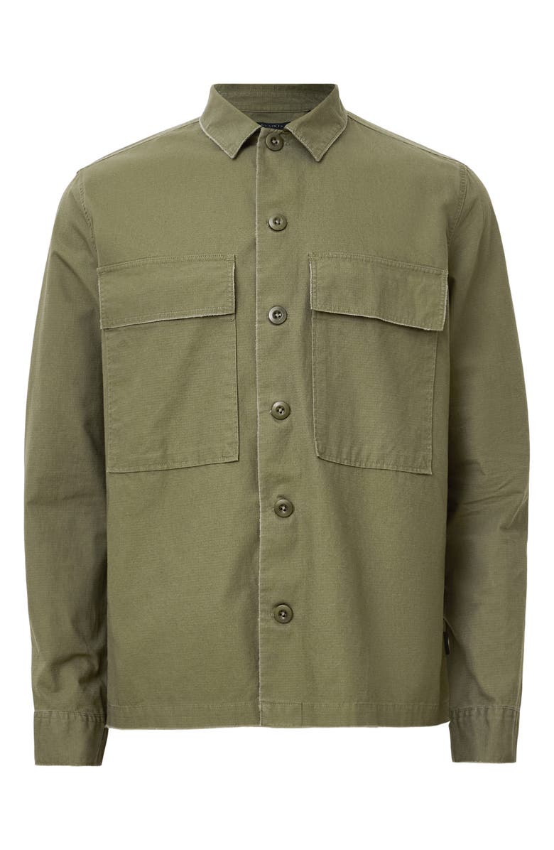 AllSaints Service Long Sleeve Button-Up Shirt, Alternate, color, 