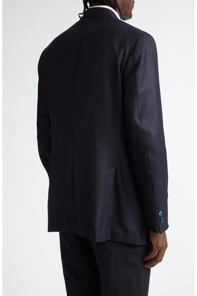 Domenico Cashmere & Silk Sport Coat, Alternate, color, NAVY