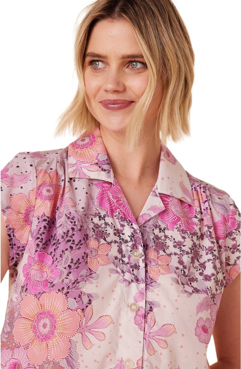 The Cat's Pajamas Luxe Pima Short Print Set, Alternate, color, Piper