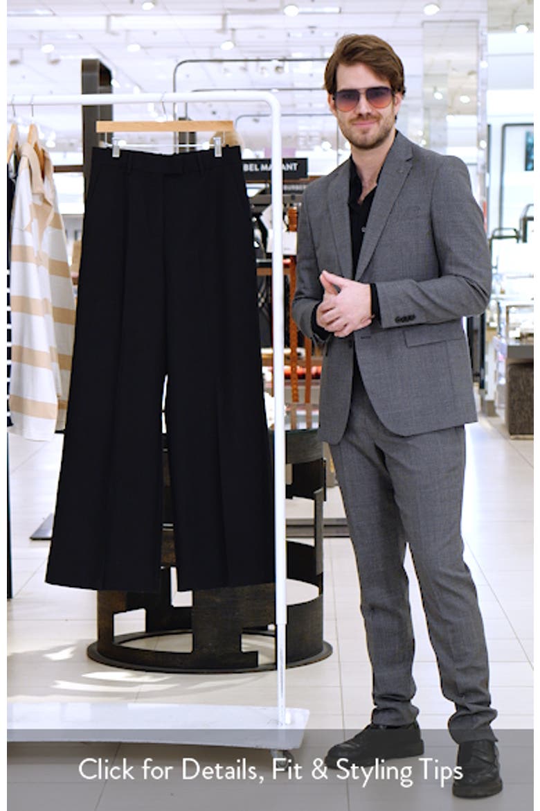 Wide Leg Suit Pants video