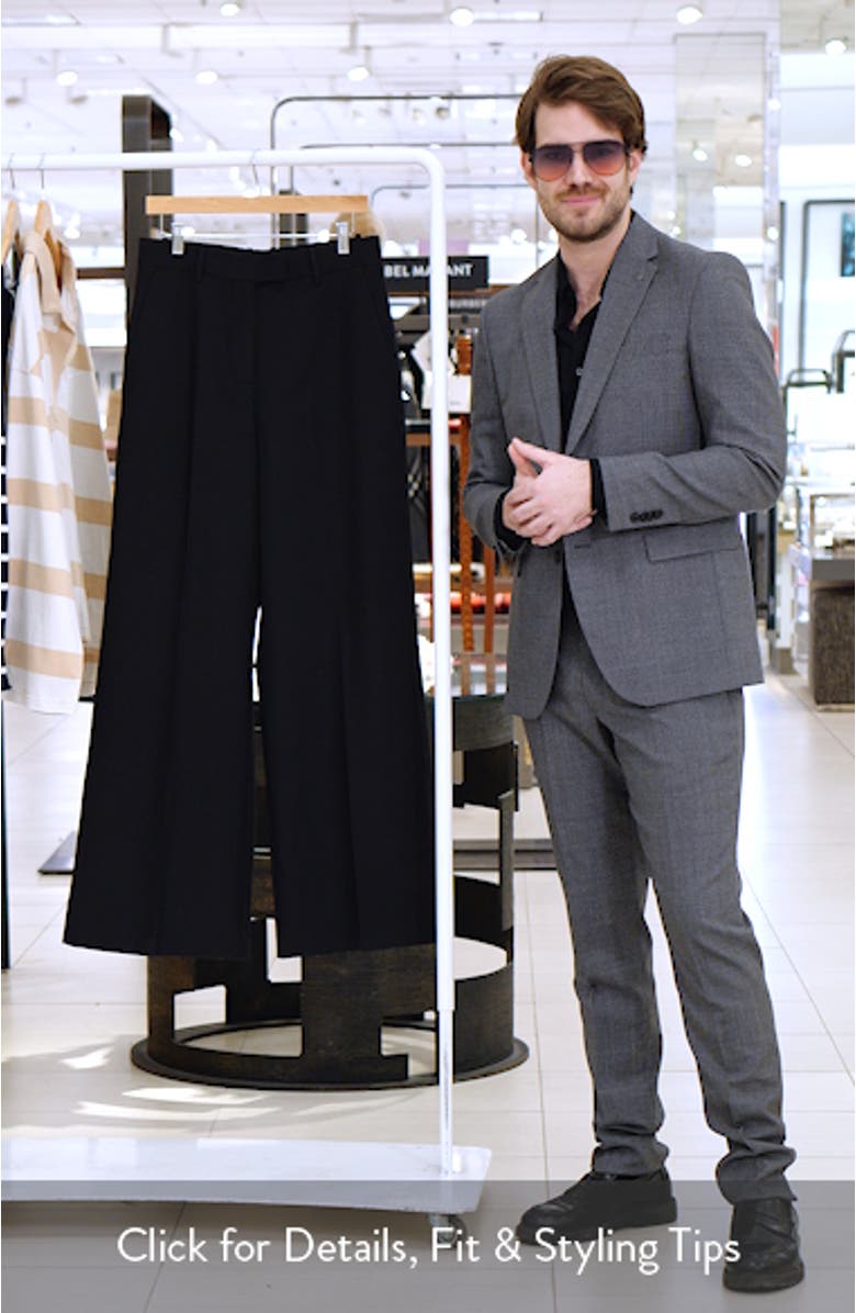 Wide Leg Suit Pants, sales video thumbnail