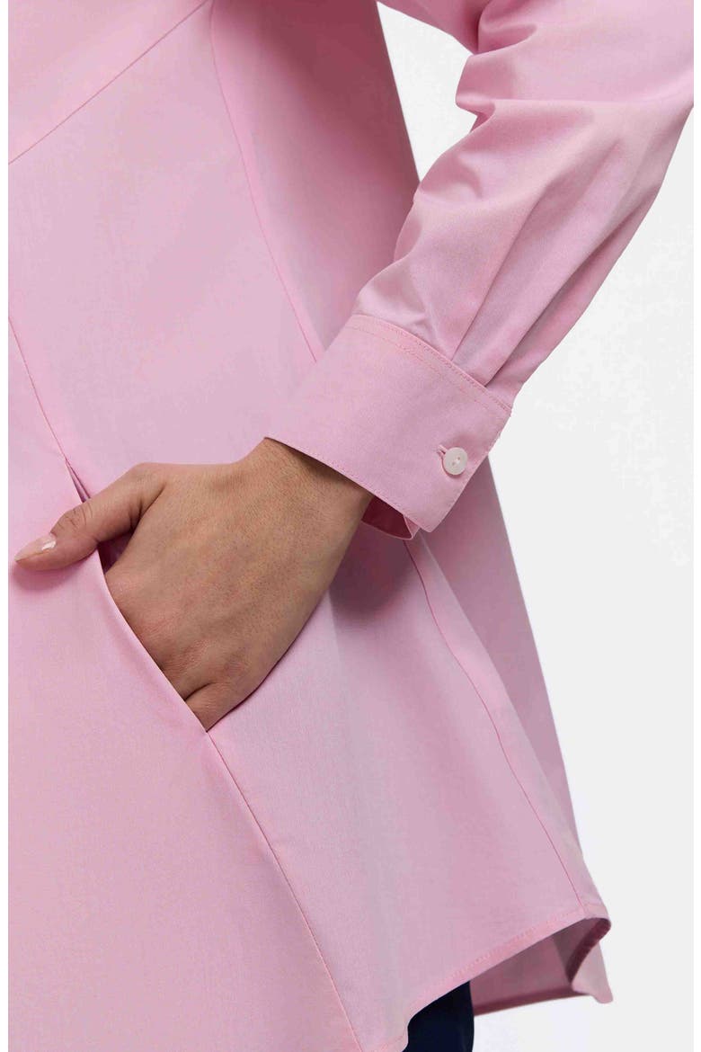 Cici Non-Iron Tunic Blouse, Alternate, color, CHAMBRAY PINK