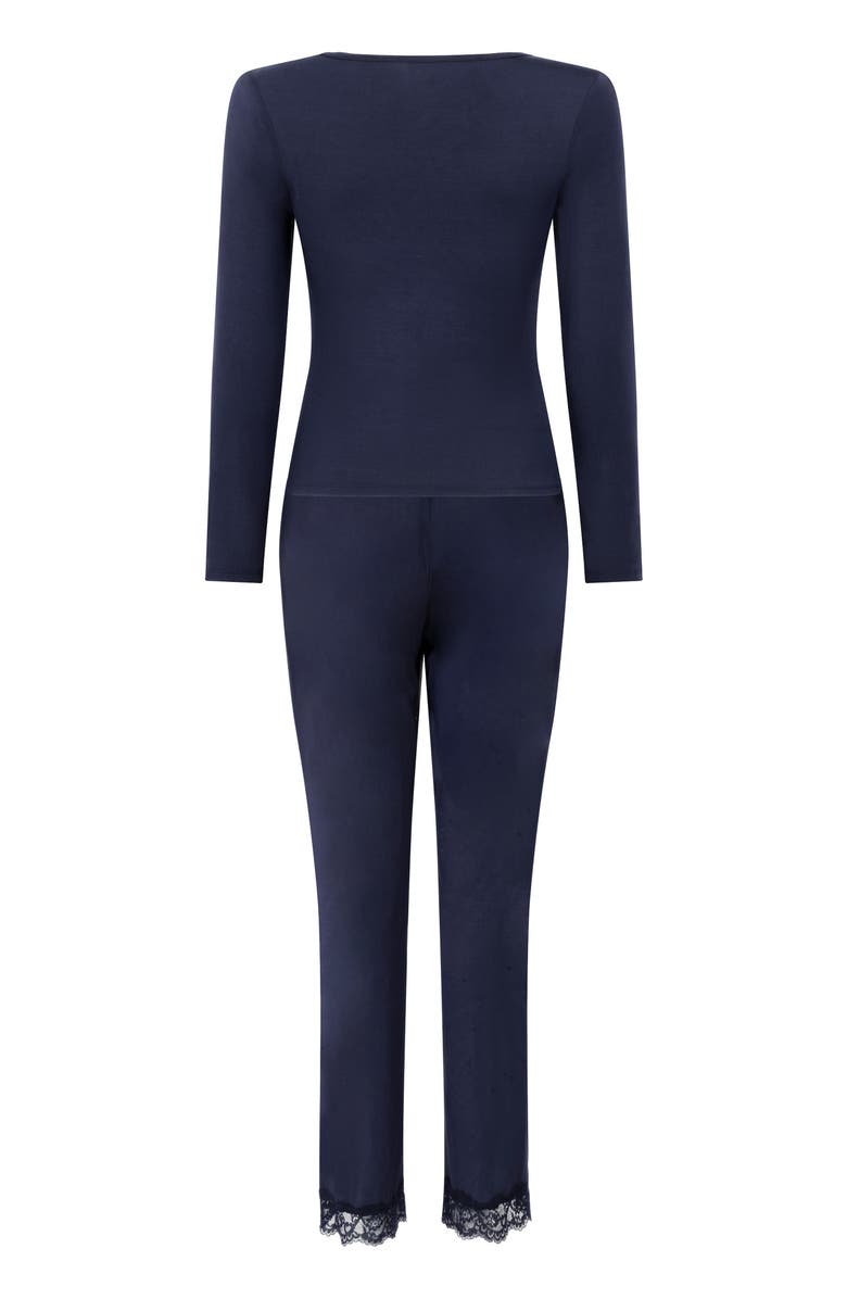 Hunkemöller Pajama Set, Alternate, color, Blue