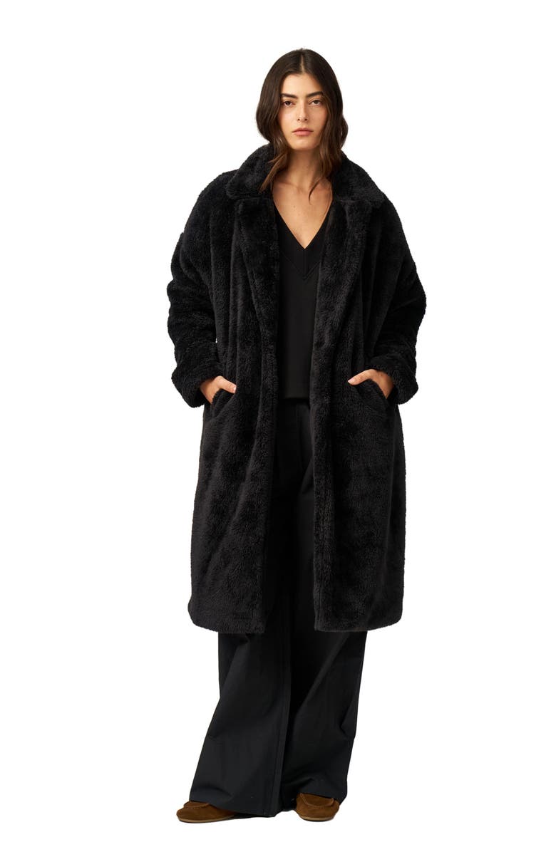 Gottex Beach Life The Long Lounge Coat, Main, color, Black