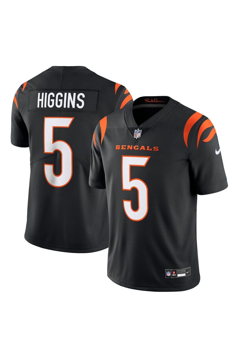 Men's Nike Tee Higgins Black Cincinnati Bengals  Vapor Untouchable Limited Jersey, Main, color, Black