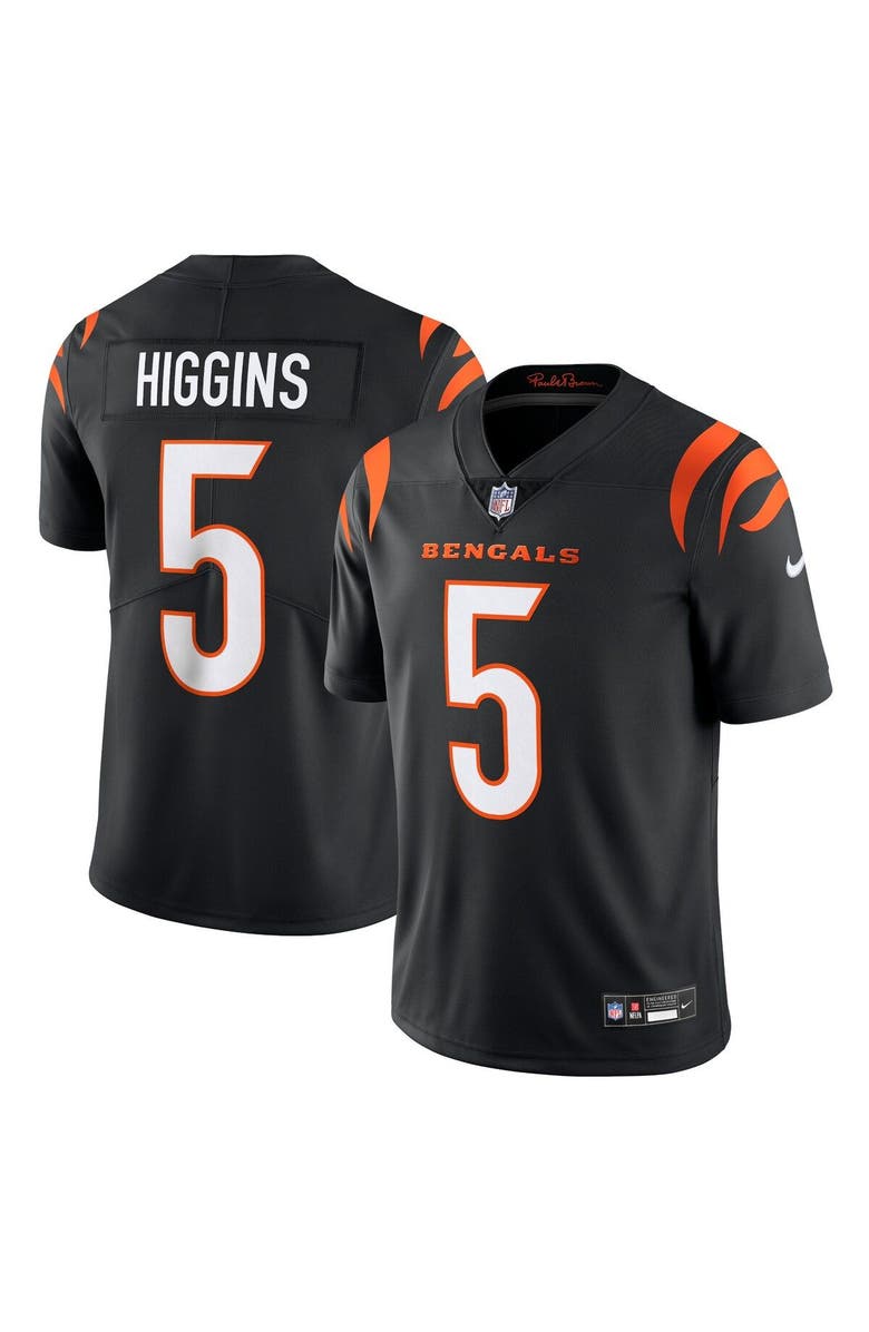 Nike Men's Nike Tee Higgins Black Cincinnati Bengals Vapor Untouchable Limited Jersey, Main, color, Black