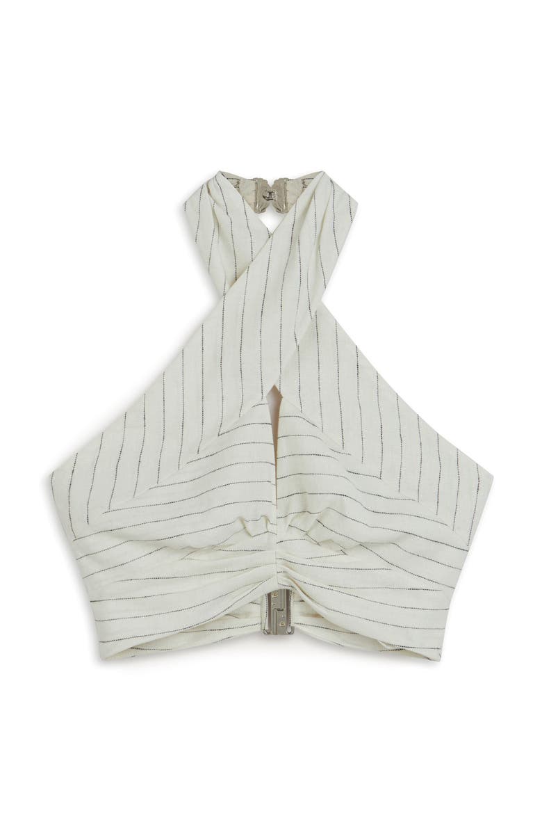 Nocturne Halter Neck Blouse with Tie Detail, Alternate, color, 