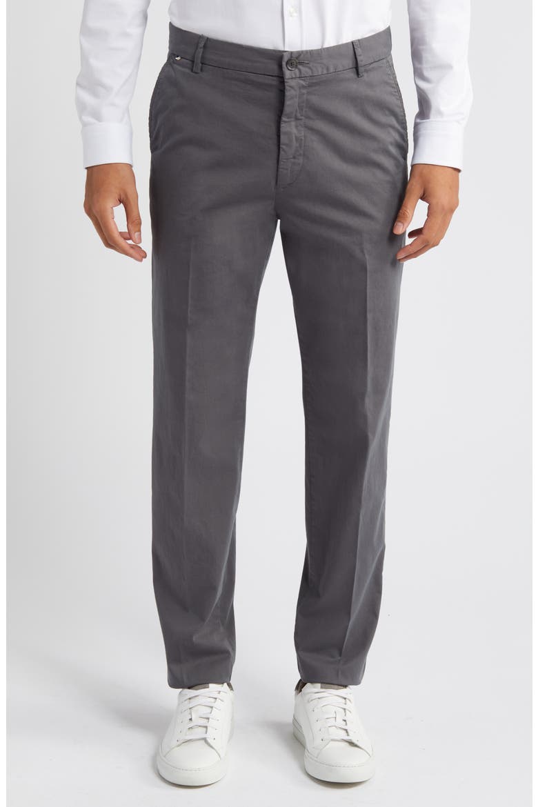 Kane Cotton Blend Chinos, Main, color, MEDIUM GREY