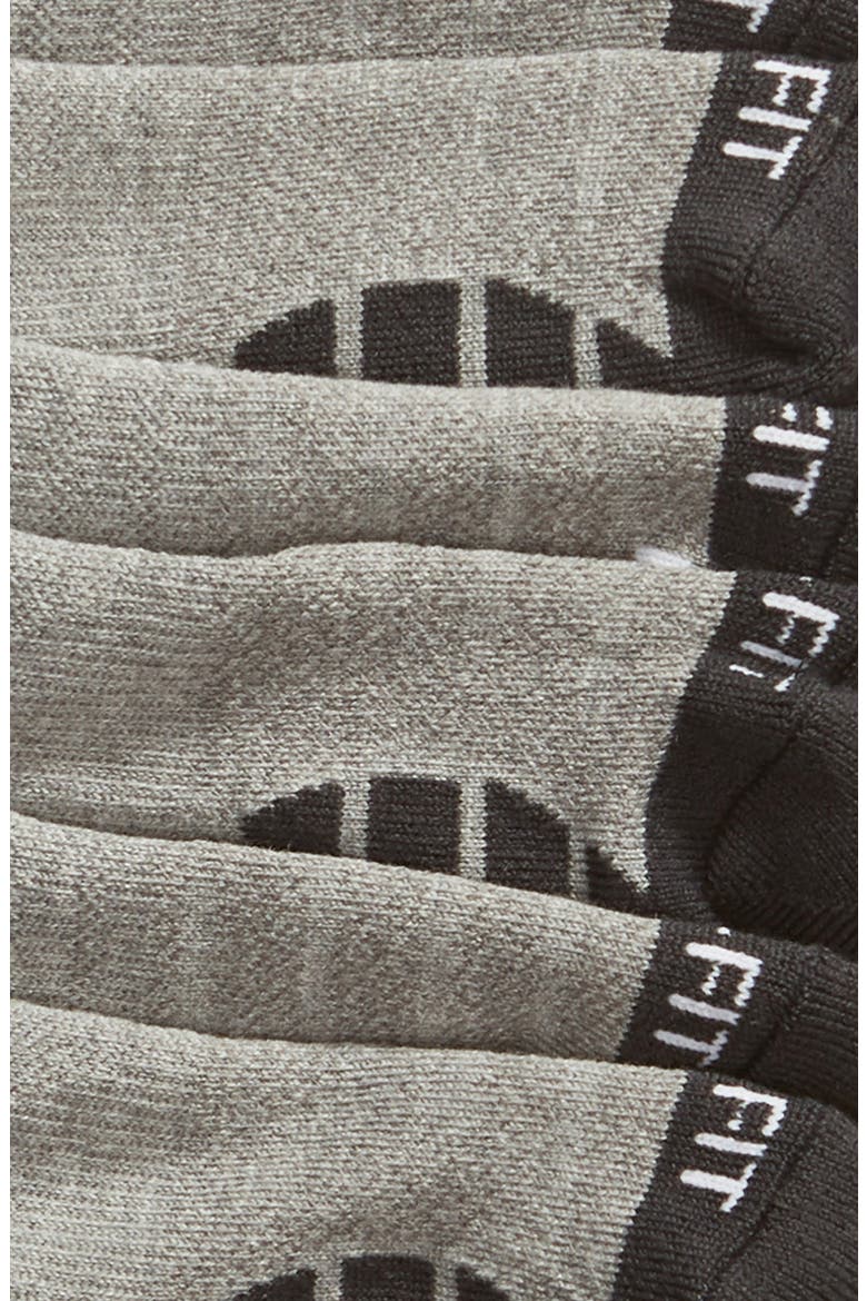 3-Pack Dri-FIT Cushion No-Show Socks, Alternate, color, CARBON/ ANTHRACITE/ VIVID PINK