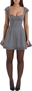 HOUSE OF CB Cheri Fit & Flare Cocktail Minidress