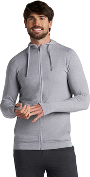 Coolibar Men's LumaLeo Zip-Up Hoodie, UPF 50+ Sun Protection
